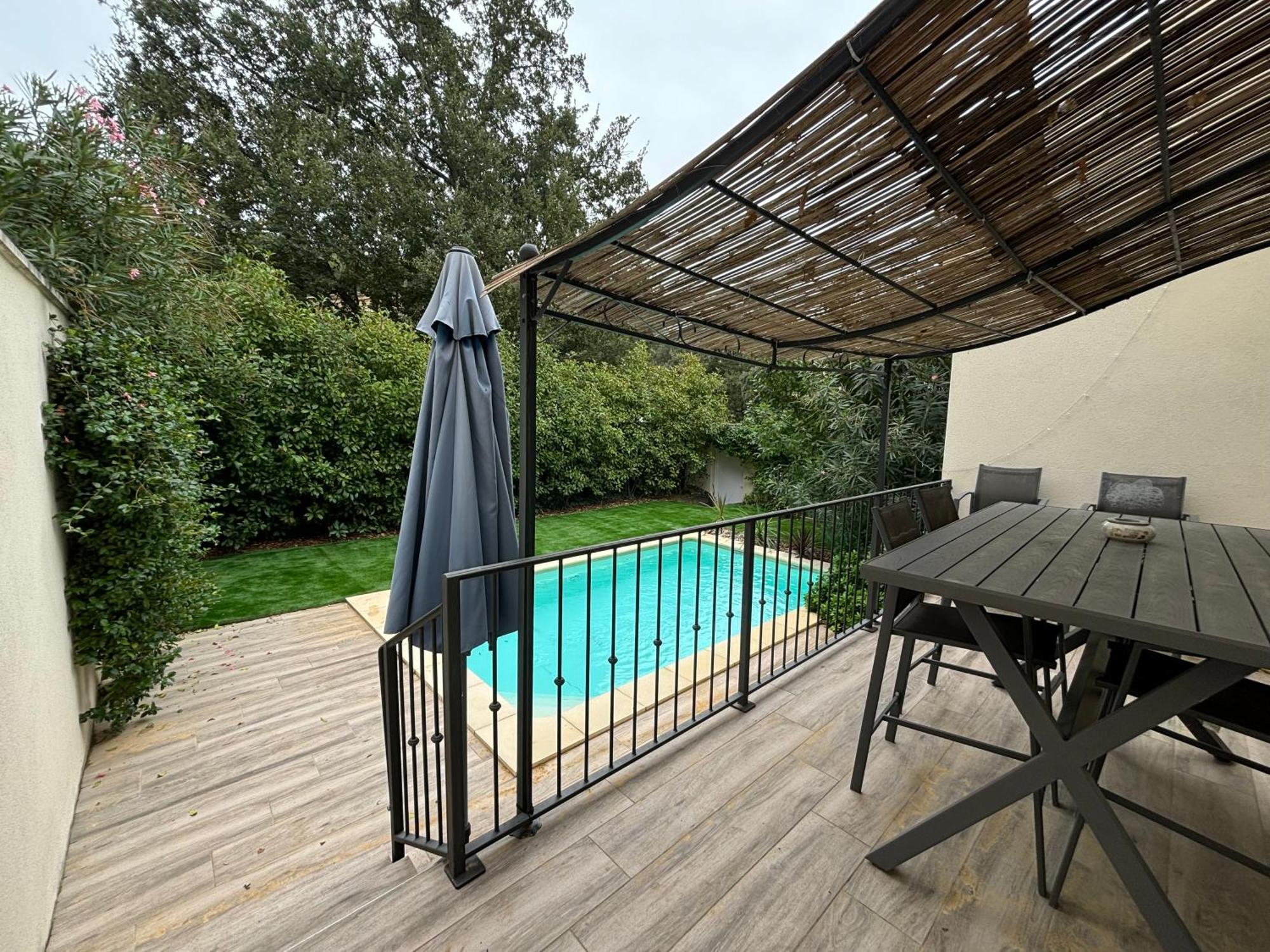 Les Jardins Du Castelas - Piscines, Jardins Et Spas Privatifs Uchaux Ngoại thất bức ảnh