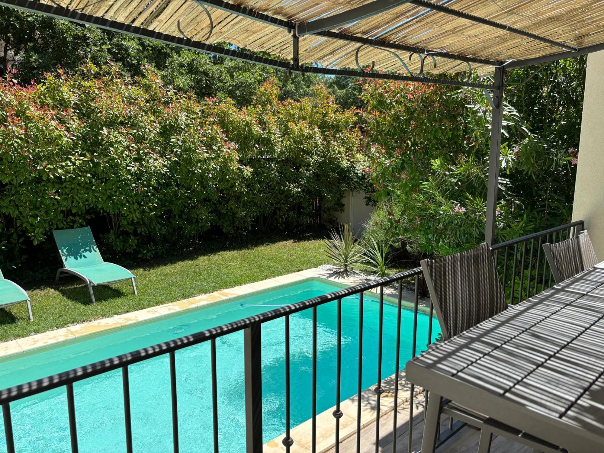 Les Jardins Du Castelas - Piscines, Jardins Et Spas Privatifs Uchaux Ngoại thất bức ảnh