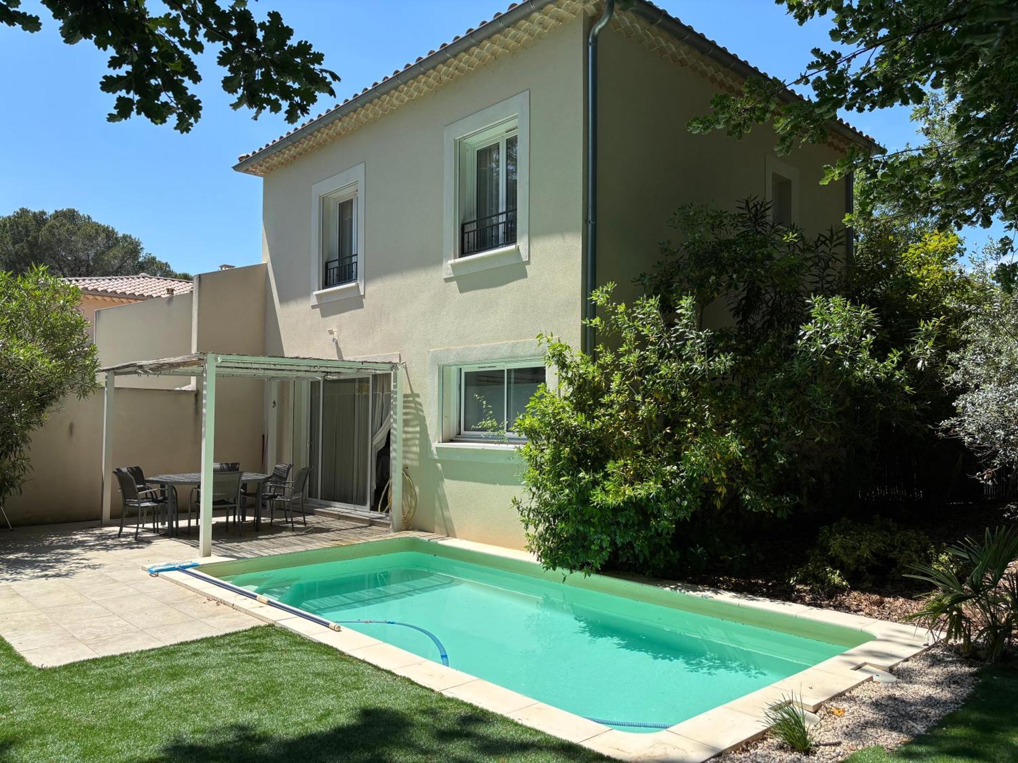 Les Jardins Du Castelas - Piscines, Jardins Et Spas Privatifs Uchaux Ngoại thất bức ảnh